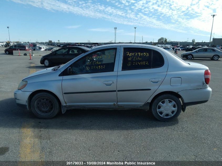 2002 Toyota Echo VIN: JTDBT123920224982 Lot: 20179033