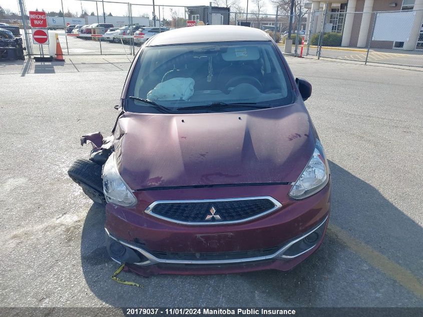 2018 Mitsubishi Mirage Es VIN: ML32A3HJ7JH001768 Lot: 20179037