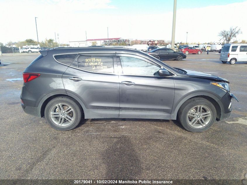 2017 Hyundai Santa Fe Sport VIN: 5XYZUDLB9HG411239 Lot: 20179041