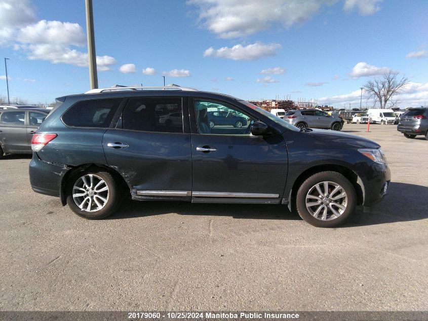 2015 Nissan Pathfinder Sl VIN: 5N1AR2MM3FC705848 Lot: 20179060