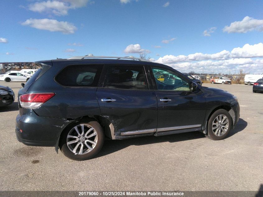 2015 Nissan Pathfinder Sl VIN: 5N1AR2MM3FC705848 Lot: 20179060