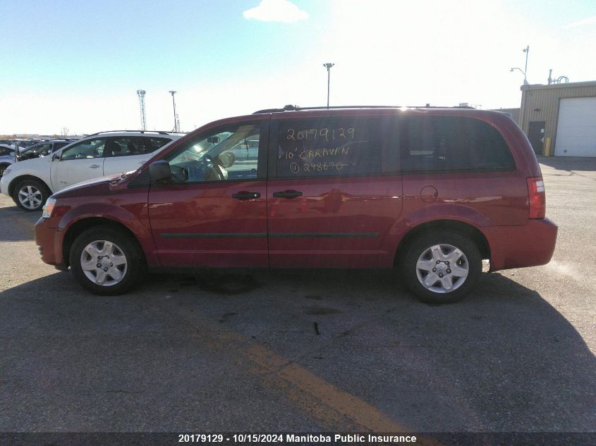 2010 Dodge Grand Caravan Se VIN: 2D4RN4DE0AR248670 Lot: 20179129