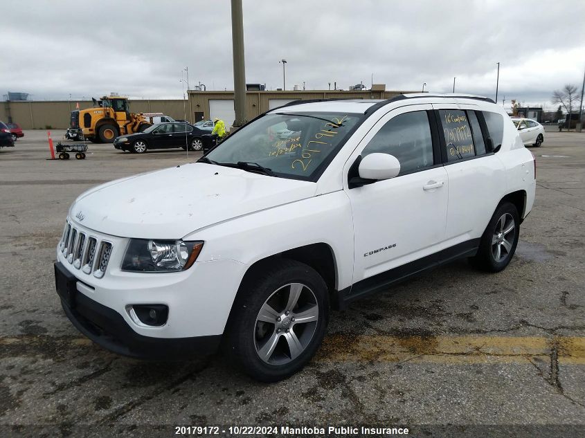 2016 Jeep Compass High Altitude VIN: 1C4NJDAB4GD618449 Lot: 20179172