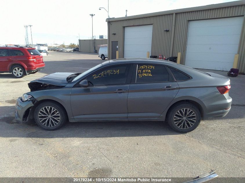 2019 Volkswagen Jetta 1.4 Tsi VIN: 3VWE57BU1KM046126 Lot: 20179234