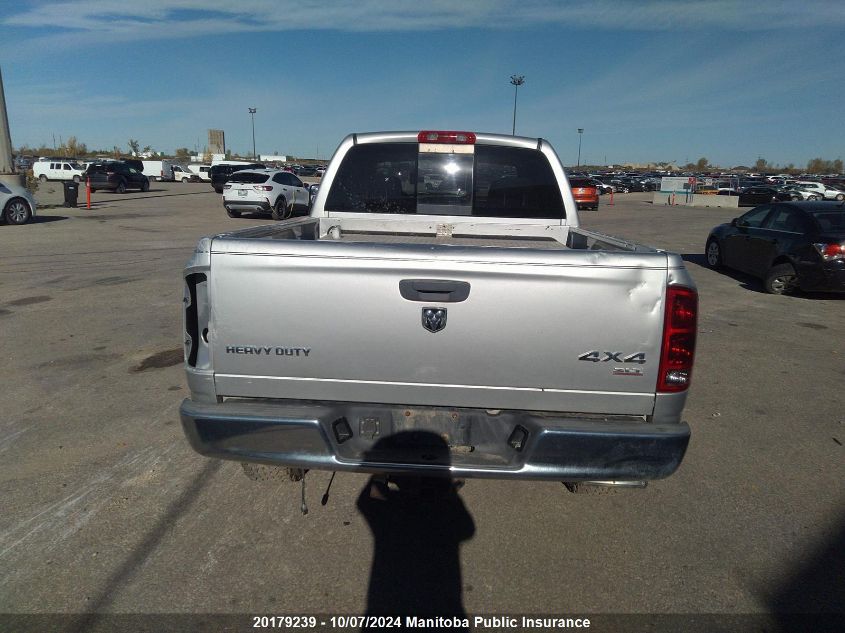 3D7KS28C96G127160 2006 Dodge Ram 2500 Slt Quad Cab