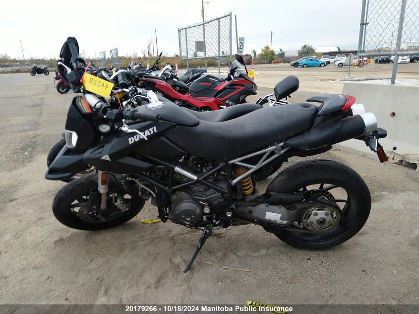 2010 Ducati Hypermotard 796 VIN: ZDM1YAAN4AB015656 Lot: 20179266