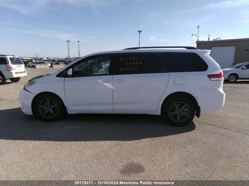 2011 Toyota Sienna Le V6 VIN: 5TDJK3DC8BS011073 Lot: 20179277