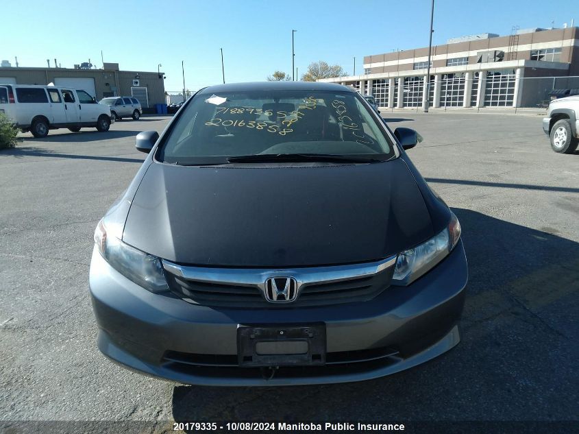 2HGFB2F41CH058775 2012 Honda Civic Lx