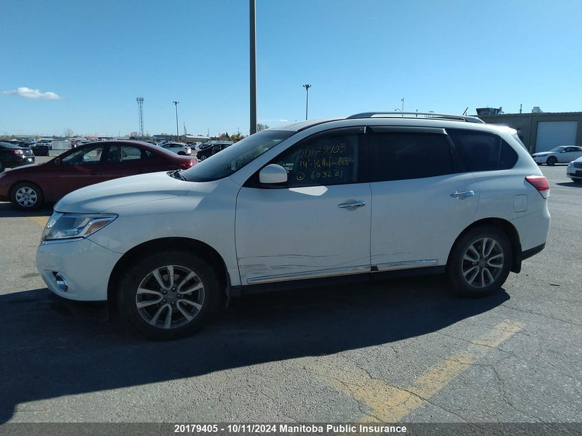 2014 Nissan Pathfinder Sl VIN: 5N1AR2MM2EC603231 Lot: 20179405