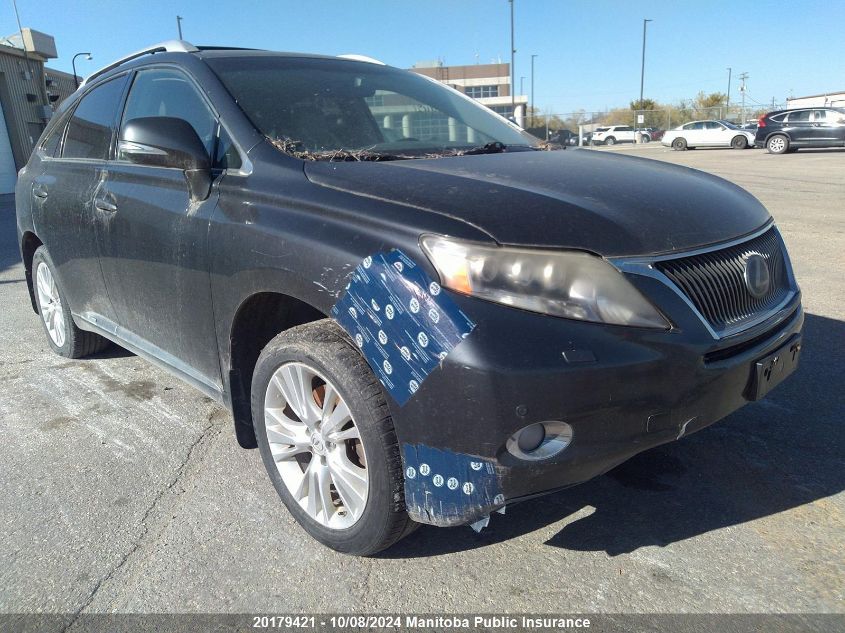 2010 Lexus Rx450H VIN: JTJBC1BA6A2022227 Lot: 20179421