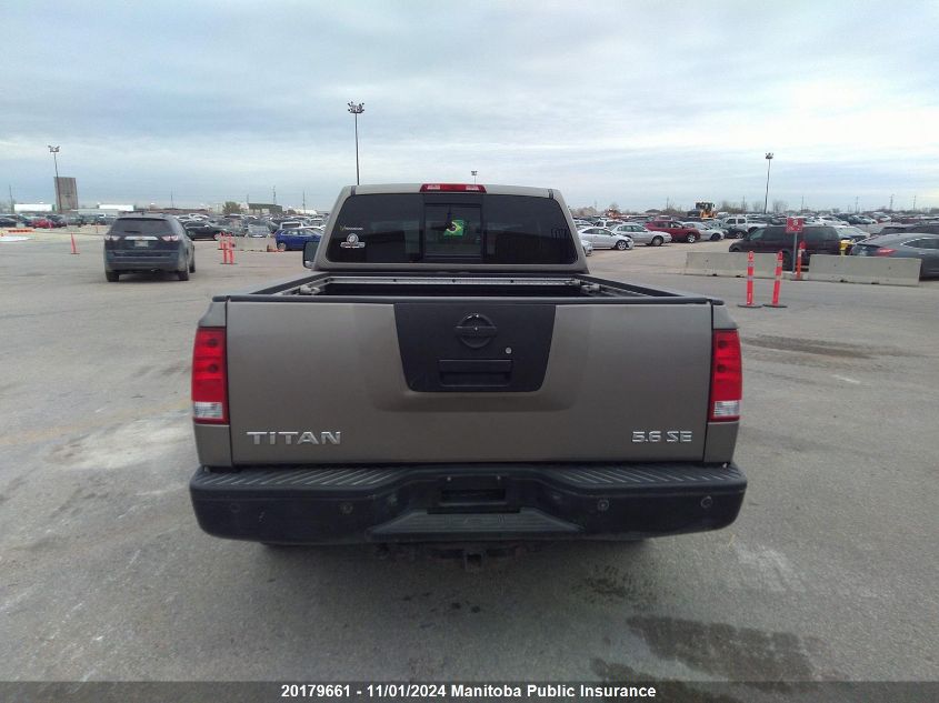 2006 Nissan Titan 5.6 Se King Cab VIN: 1N6AA06B96N538991 Lot: 20179661