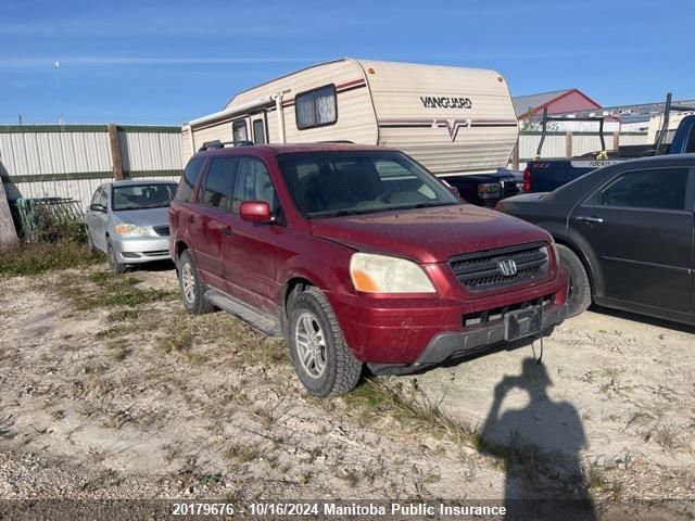 2004 Honda Pilot Ex VIN: 2HKYF18484H595848 Lot: 20179676