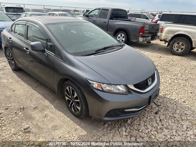 2013 Honda Civic Ex VIN: 2HGFB2E59DH014535 Lot: 20179736