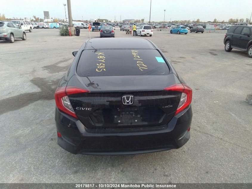 2HGFC2F58GH003087 2016 Honda Civic Lx