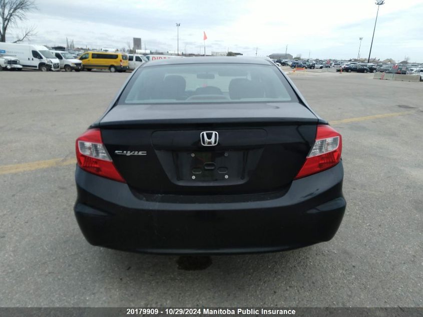 2012 Honda Civic Lx VIN: 2HGFB2F44CH051044 Lot: 20179909