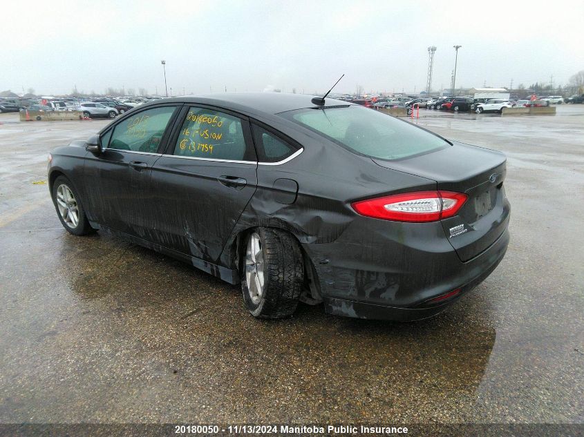 2016 Ford Fusion Se VIN: 3FA6P0H7XGR137759 Lot: 20180050