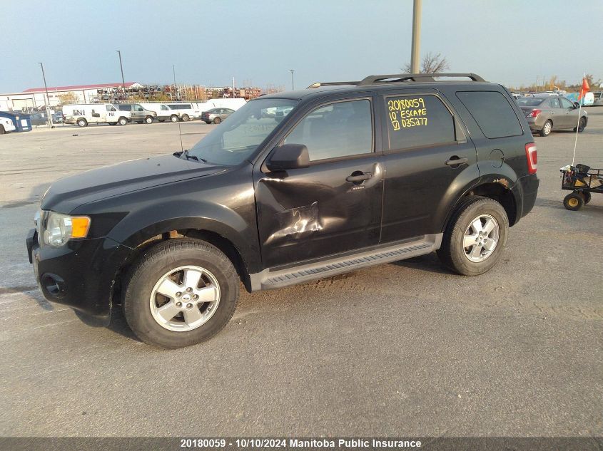 1FMCU9DG8AKD35277 2010 Ford Escape Limited V6