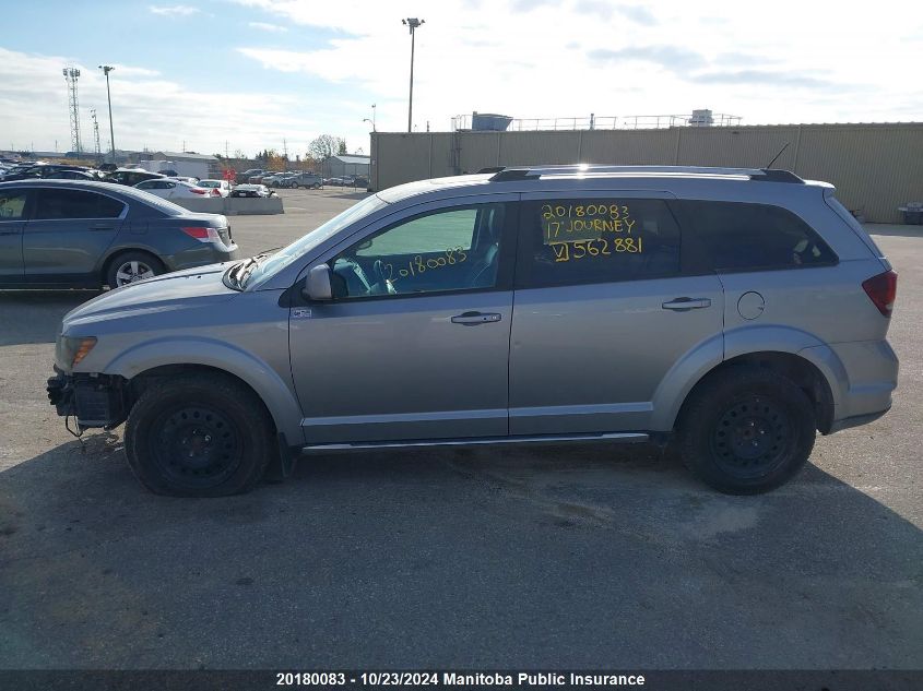 2017 Dodge Journey Crossroad VIN: 3C4PDCGG8HT562881 Lot: 20180083