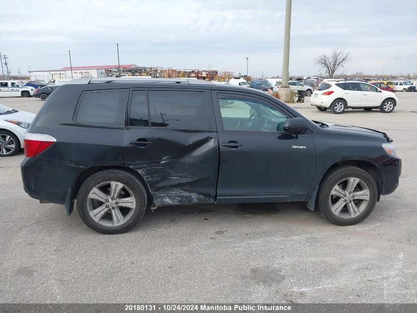 2010 Toyota Highlander Sport V6 VIN: 5TDEK3EH2AS012617 Lot: 20180131