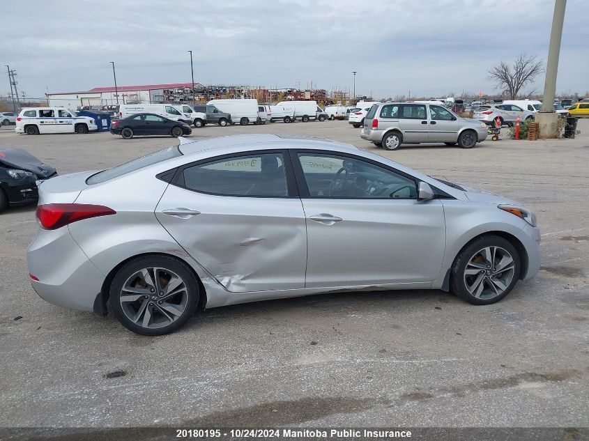 2015 Hyundai Elantra Gls VIN: KMHDH4AH3FU409421 Lot: 20180195