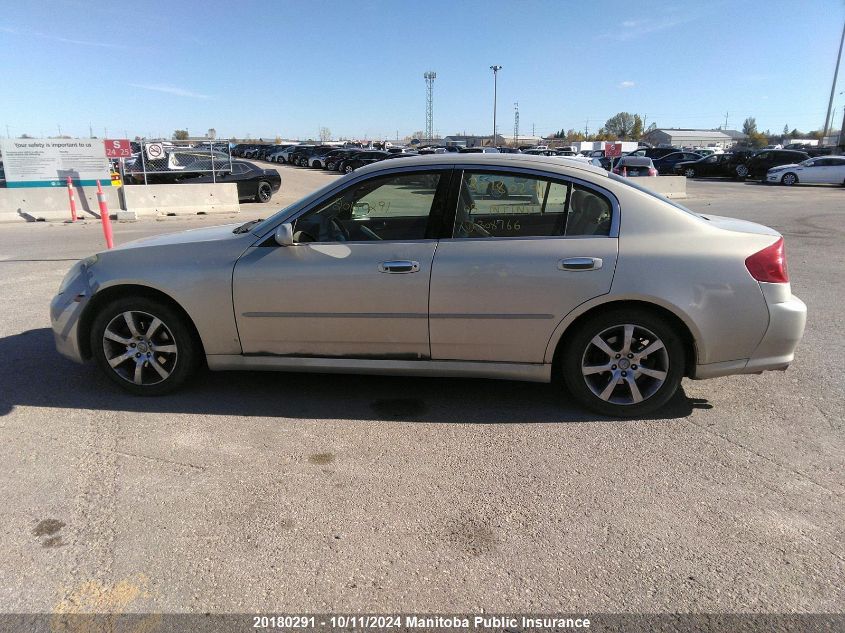 2005 Infiniti G35X Luxury VIN: JNKCV51F05M308766 Lot: 20180291