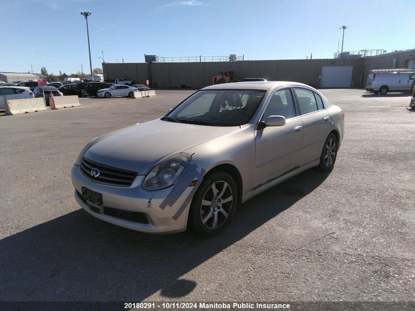 2005 Infiniti G35X Luxury VIN: JNKCV51F05M308766 Lot: 20180291