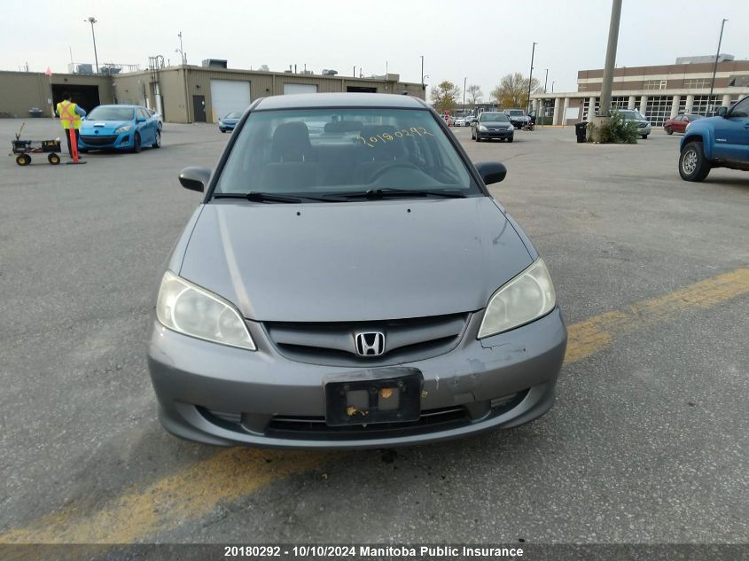 2HGES16325H012257 2005 Honda Civic Se