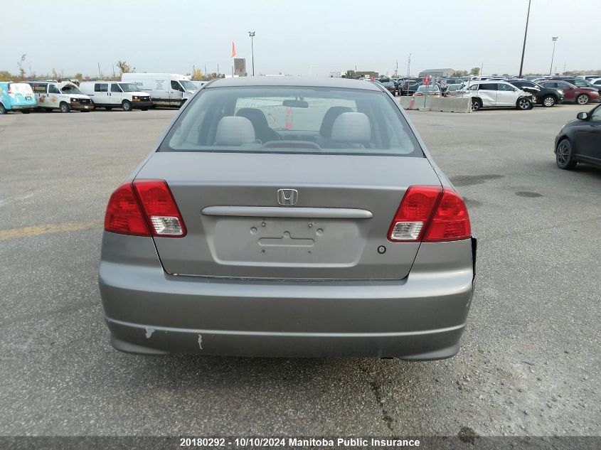 2HGES16325H012257 2005 Honda Civic Se