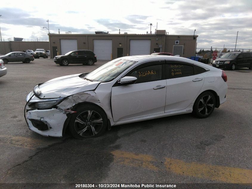 2016 Honda Civic Touring VIN: 2HGFC1F9XGH114639 Lot: 20180304