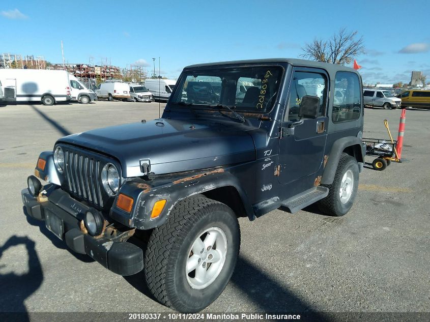 2001 Jeep Tj Sport VIN: 1J4FA49S71P364826 Lot: 20180337