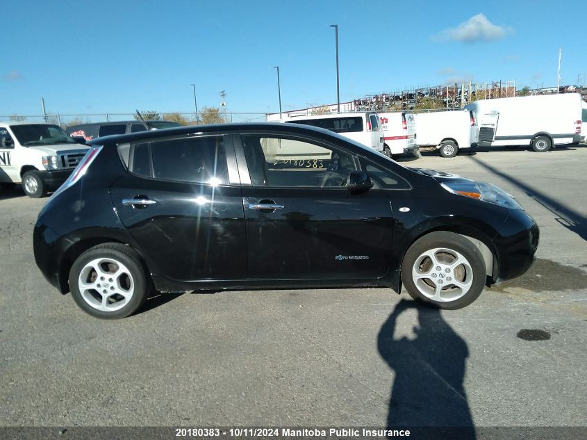 2012 Nissan Leaf Sv VIN: JN1AZ0CP7CT017824 Lot: 20180383