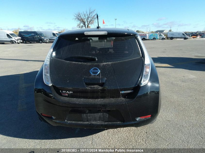 2012 Nissan Leaf Sv VIN: JN1AZ0CP7CT017824 Lot: 20180383