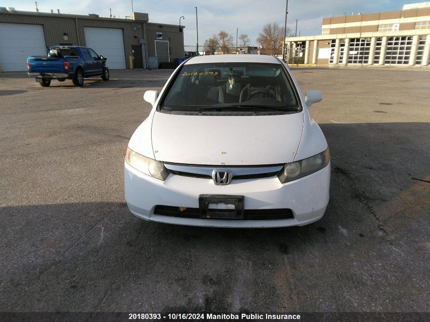 2007 Honda Civic Lx VIN: 2HGFA16577H005154 Lot: 20180393