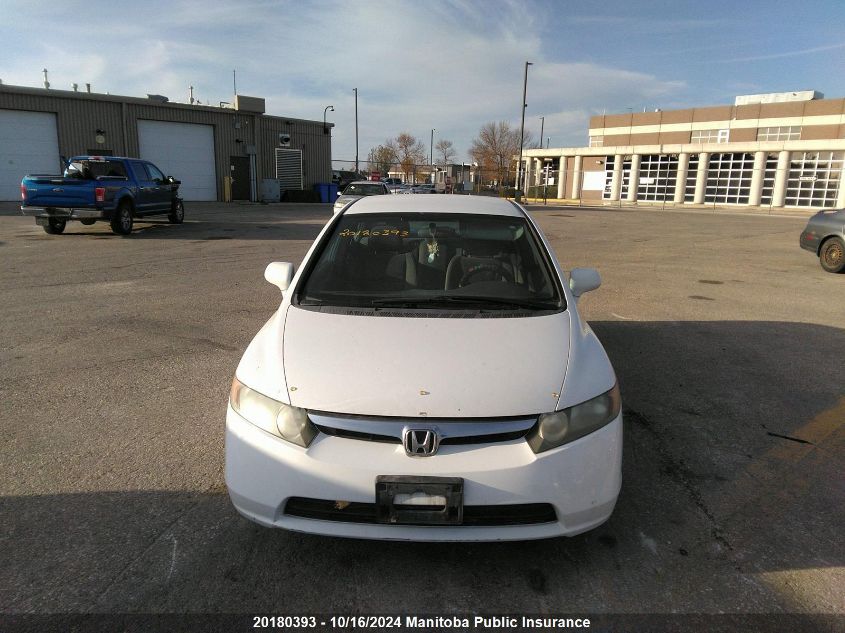 2007 Honda Civic Lx VIN: 2HGFA16577H005154 Lot: 20180393