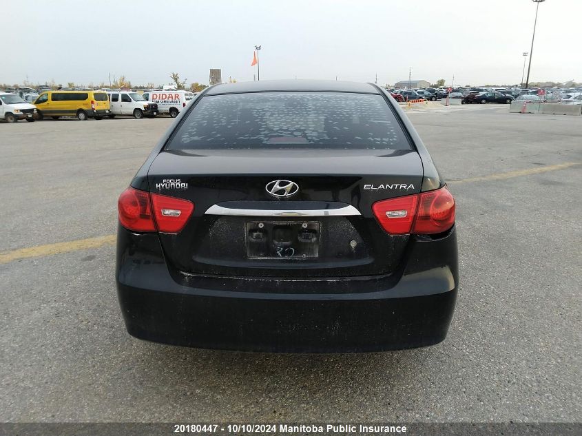 KMHDU4BDXAU126949 2010 Hyundai Elantra Gl