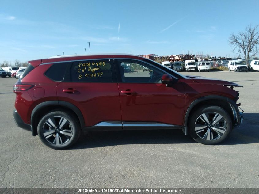 2023 Nissan Rogue Sl VIN: JN8BT3CB4PW213897 Lot: 20180455