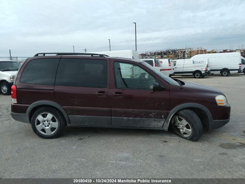 2008 Pontiac Montana Sv6 Sv6 VIN: 1GMDU03W38D171606 Lot: 20180459