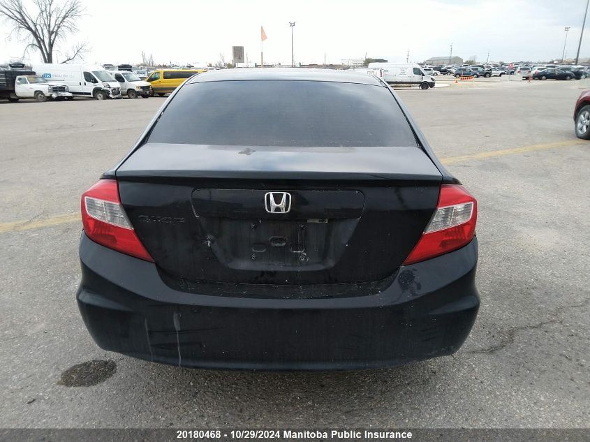 2012 Honda Civic Lx VIN: 2HGFB2F43CH101495 Lot: 20180468