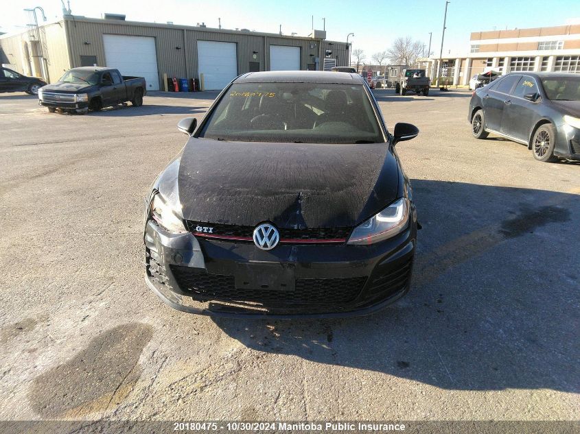 2016 Volkswagen Gti 2.0T VIN: 3VW4T7AU7GM014422 Lot: 20180475