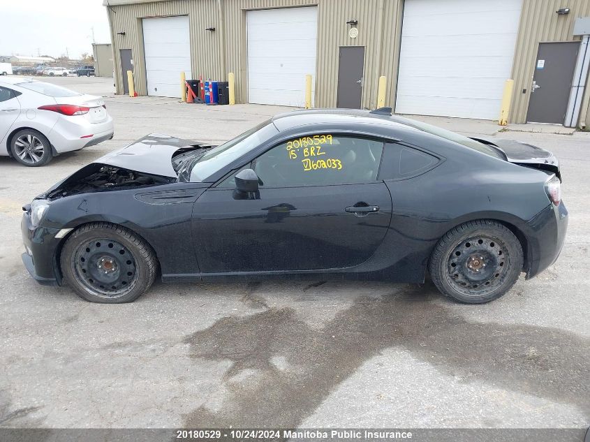 2015 Subaru Brz VIN: JF1ZCAC16F9602033 Lot: 20180529