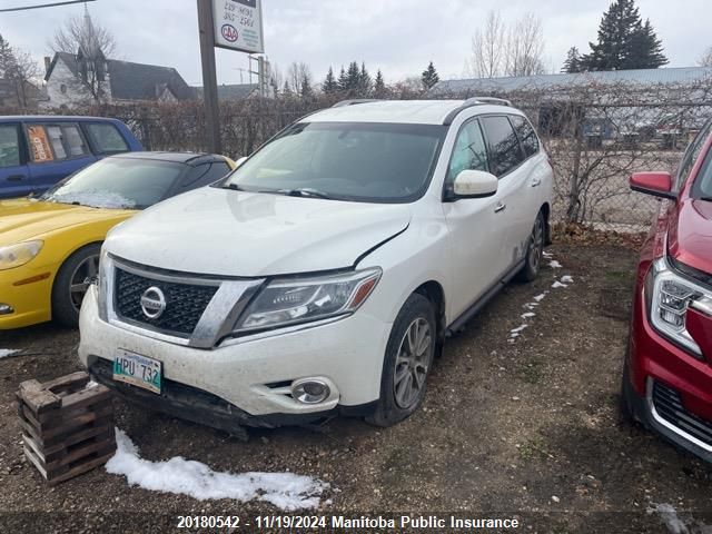 2016 Nissan Pathfinder Sv VIN: 5N1AR2MM7GC608878 Lot: 20180542