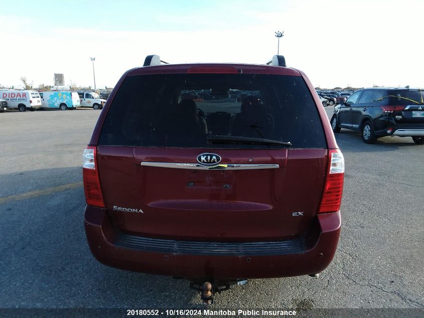 2006 Kia Sedona Ex Luxury VIN: KNDMB233366036042 Lot: 20180552