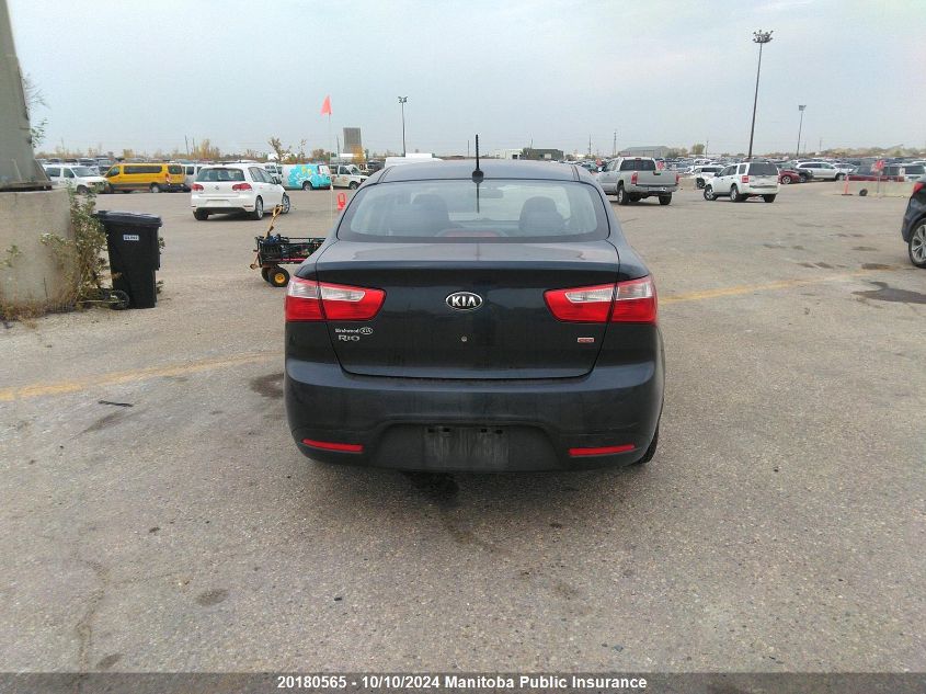 KNADM4A38D6292020 2013 Kia Rio Lx