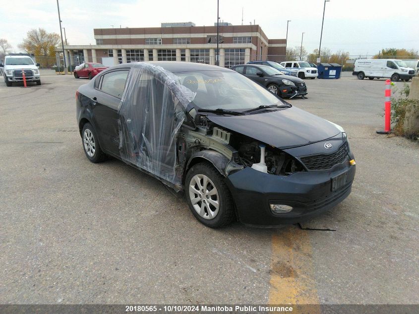 2013 Kia Rio Lx VIN: KNADM4A38D6292020 Lot: 20180565