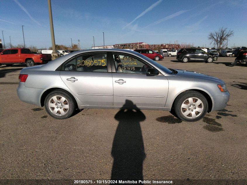 2006 Hyundai Sonata Gl VIN: KMHET46C86A157635 Lot: 20180575