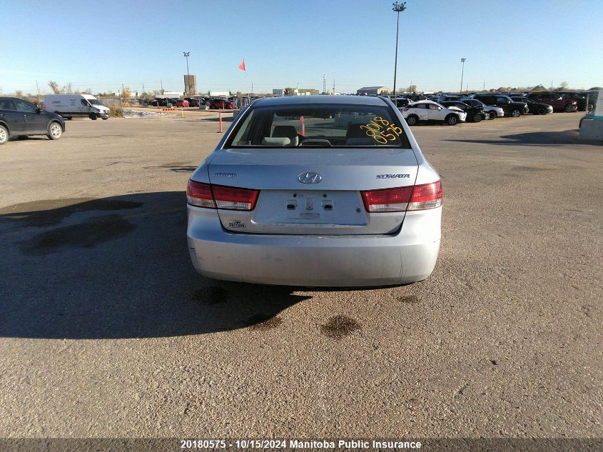 2006 Hyundai Sonata Gl VIN: KMHET46C86A157635 Lot: 20180575