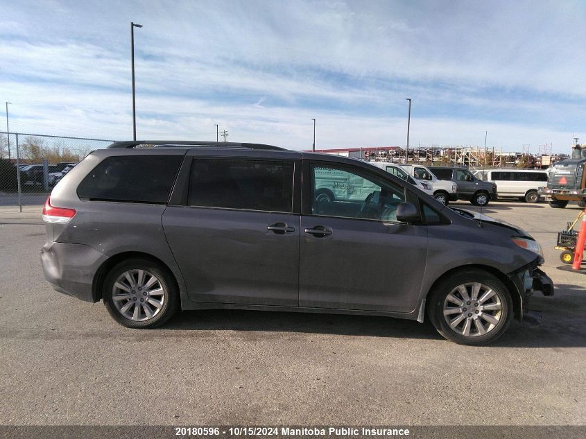 2012 Toyota Sienna Xle V6 VIN: 5TDDK3DC8CS045772 Lot: 20180596