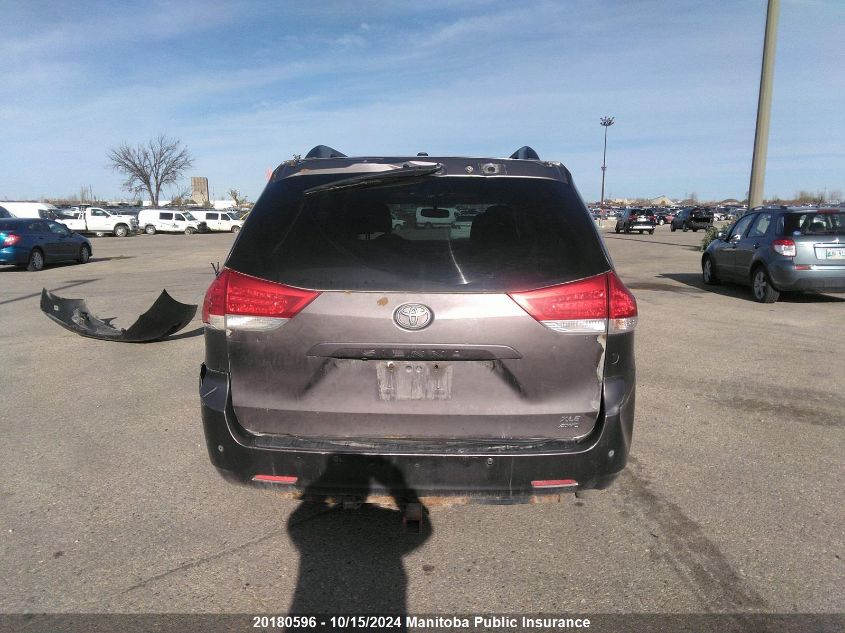 2012 Toyota Sienna Xle V6 VIN: 5TDDK3DC8CS045772 Lot: 20180596