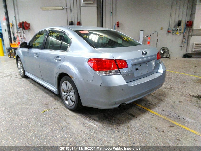 2012 Subaru Legacy 2.5I VIN: 4S3BMGA62C3033822 Lot: 20180617