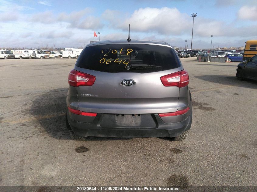 2011 Kia Sportage Lx VIN: KNDPB3A21B7136688 Lot: 20180644